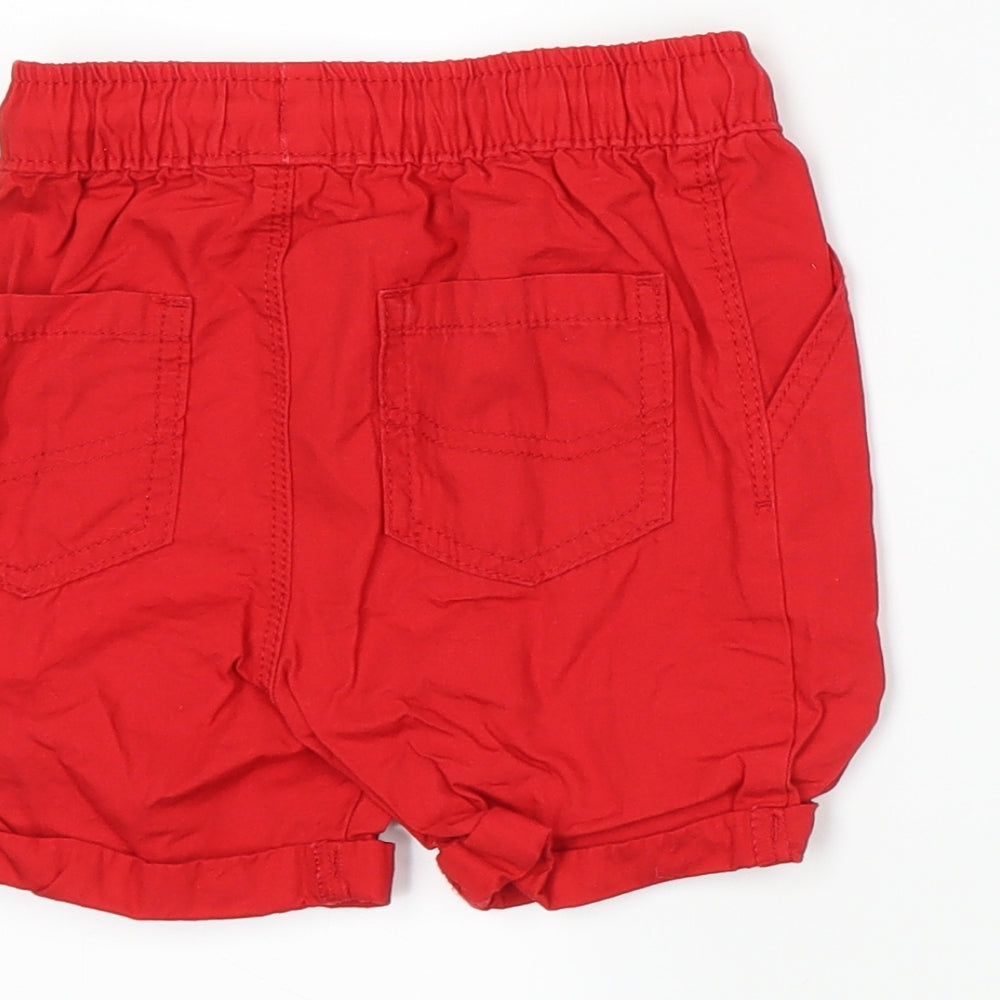 George Boys Red Chino Shorts Size 2-3 Years