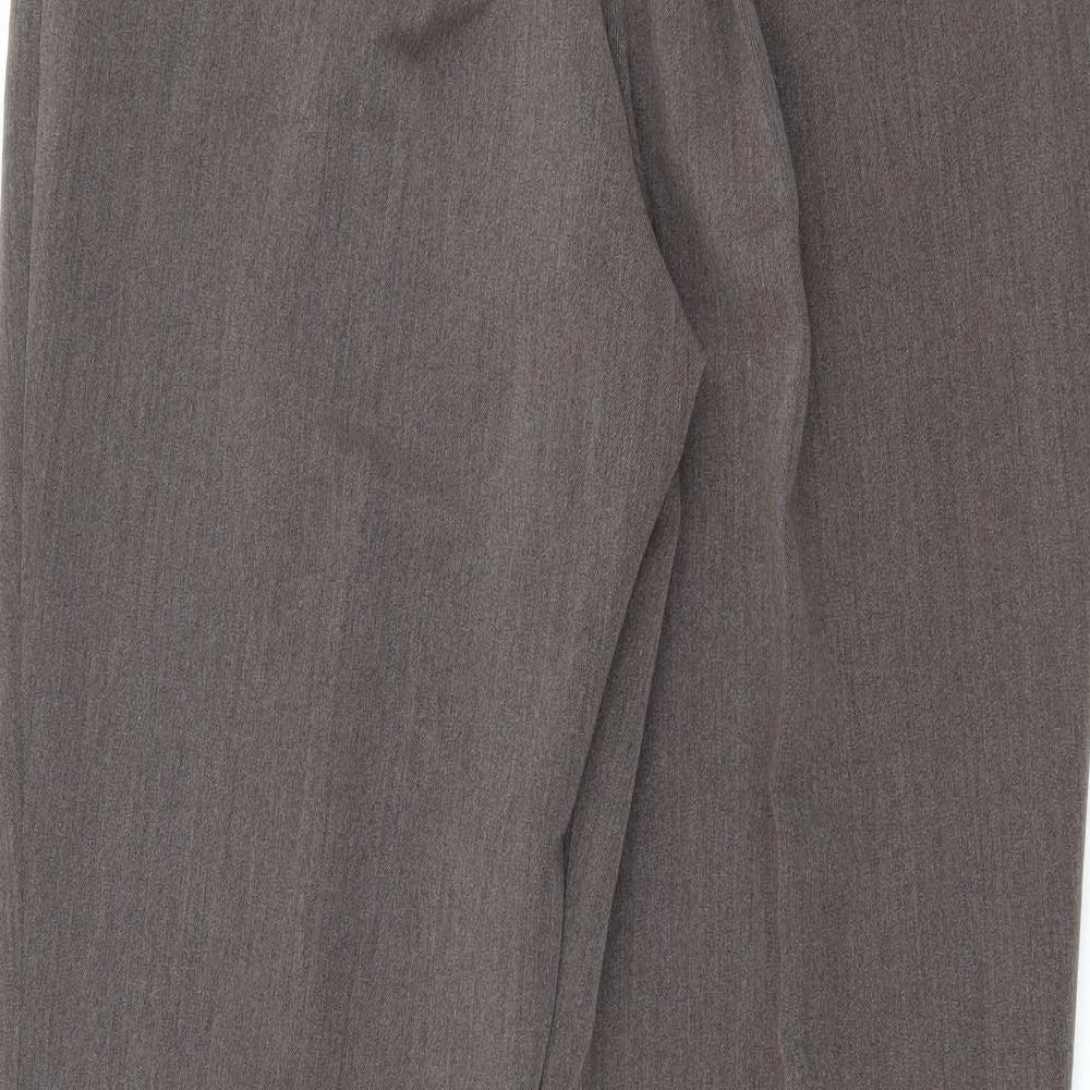 Afibel Womens Grey Trousers Size 14 L30 in