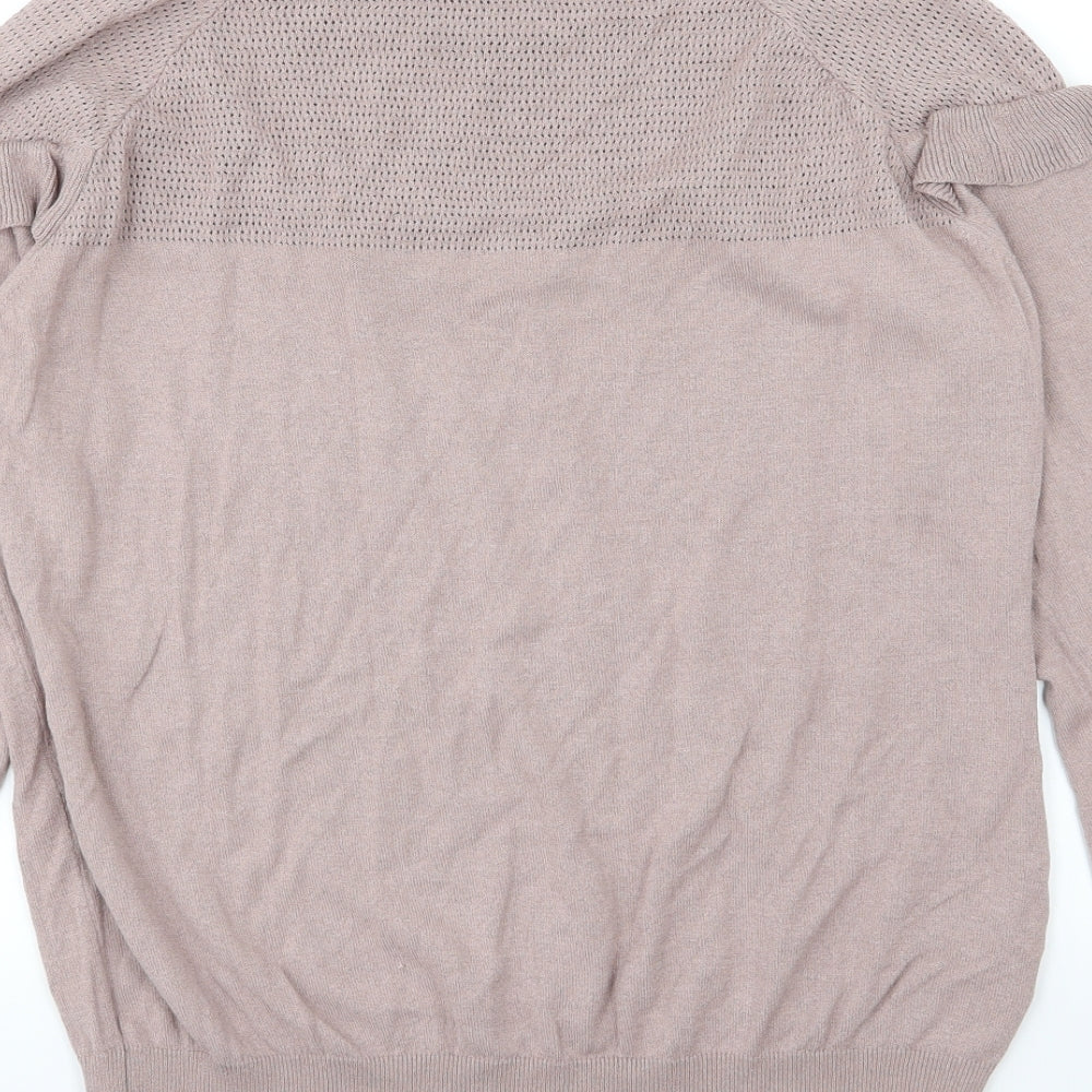 NEXT Womens Pink Knit Pullover Jumper Size 14