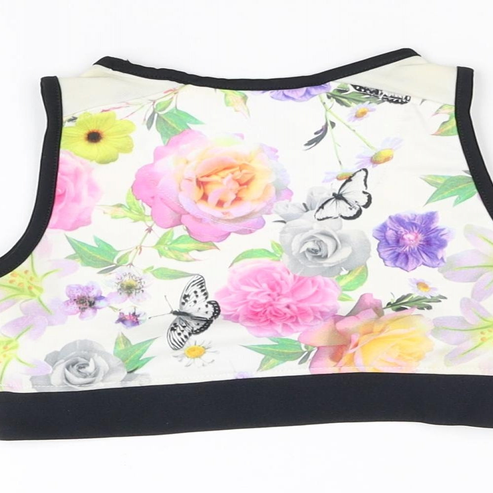 F&F Girls White Basic Tank Size 6-7 Years