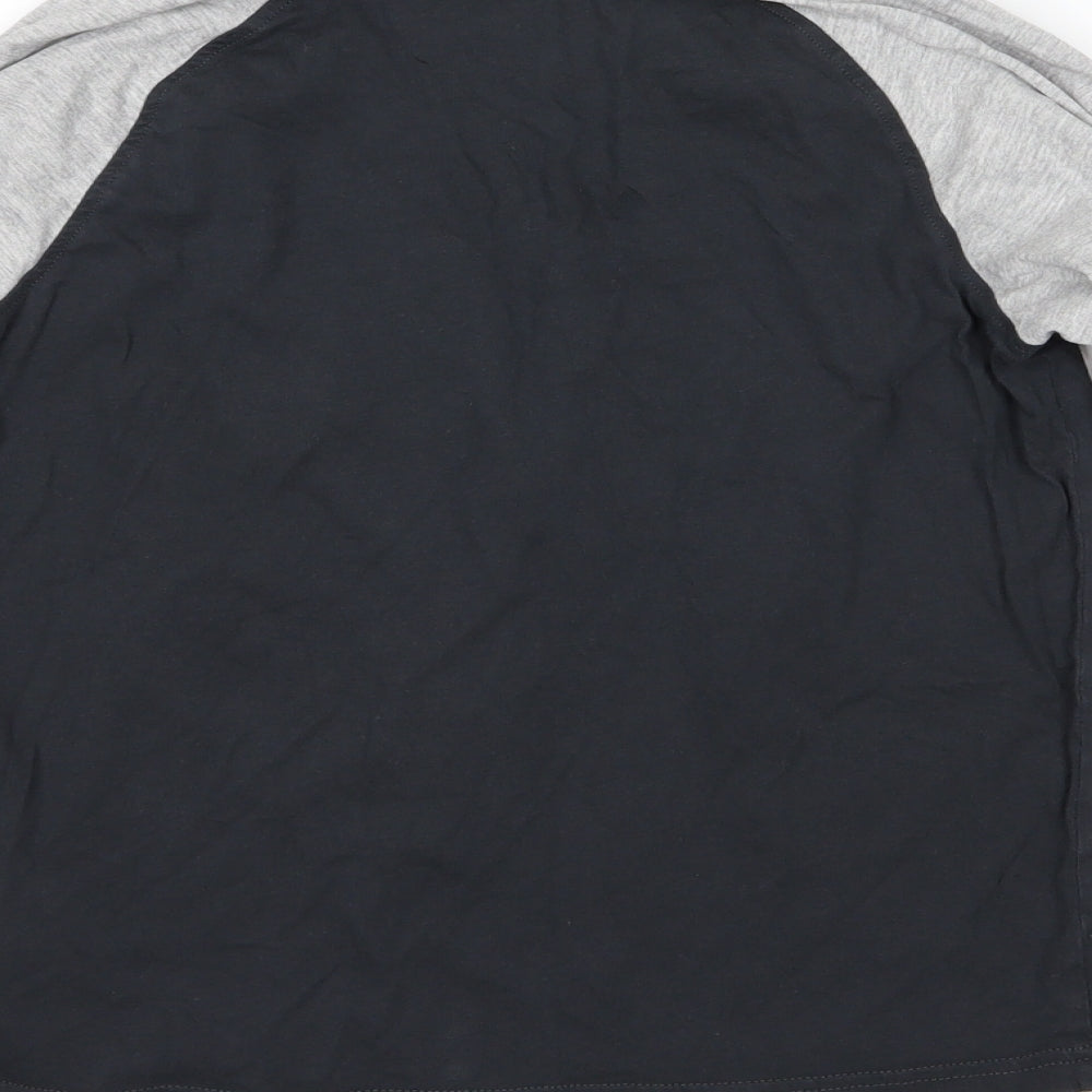 NEXT Boys Black Jersey Pyjama Top Size 11 Years - the floor is lava