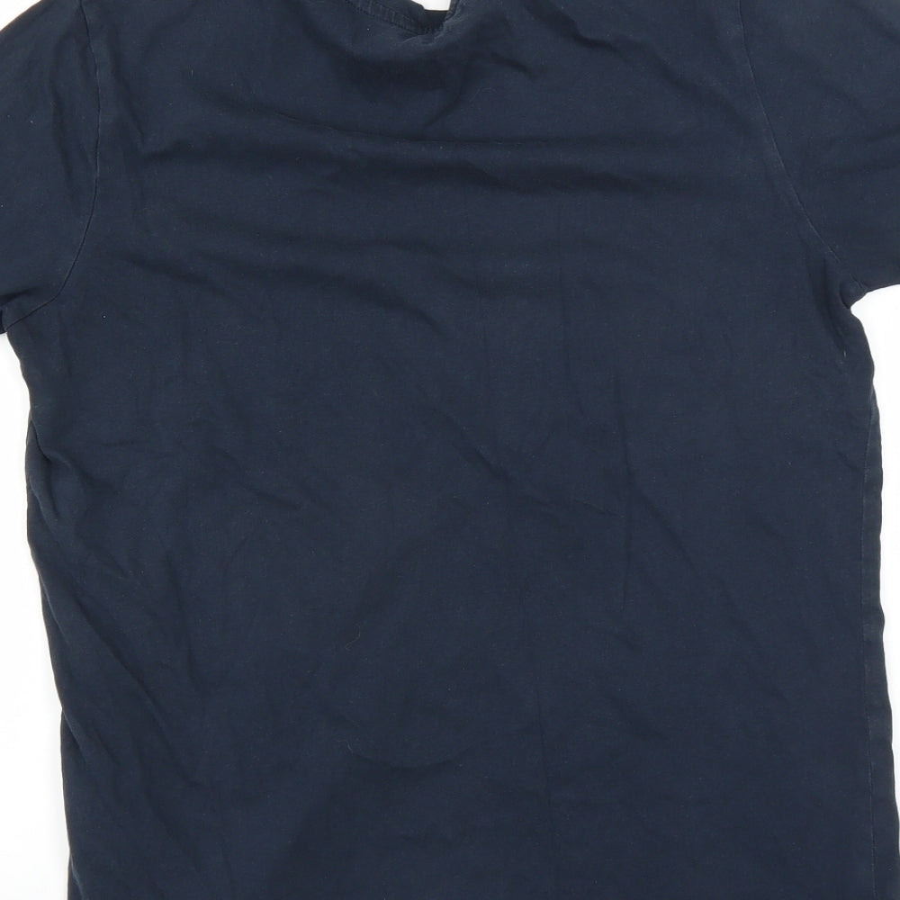 JACK & JONES Mens Blue T-Shirt Size S