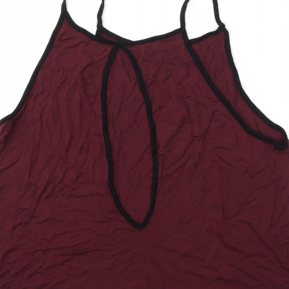 Atmosphere Womens Red Basic Tank Size 14