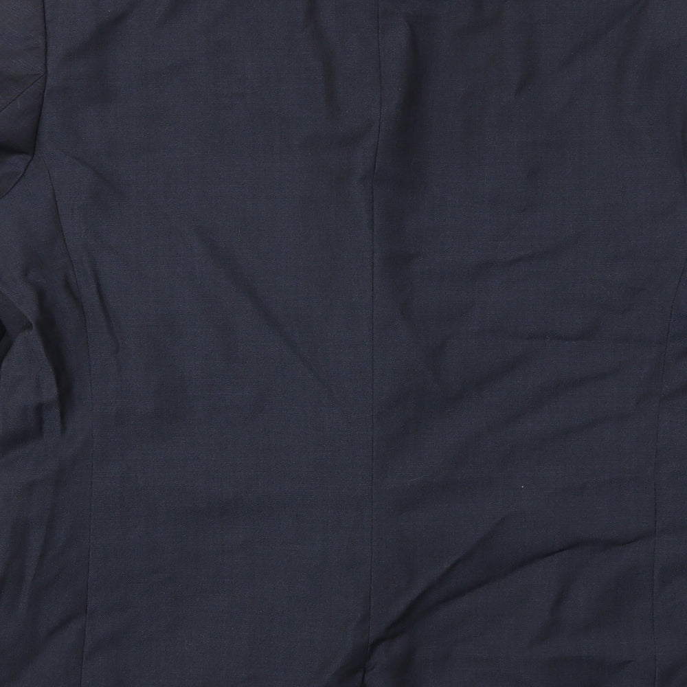 Preworn Mens Blue Jacket Suit Jacket Size 46