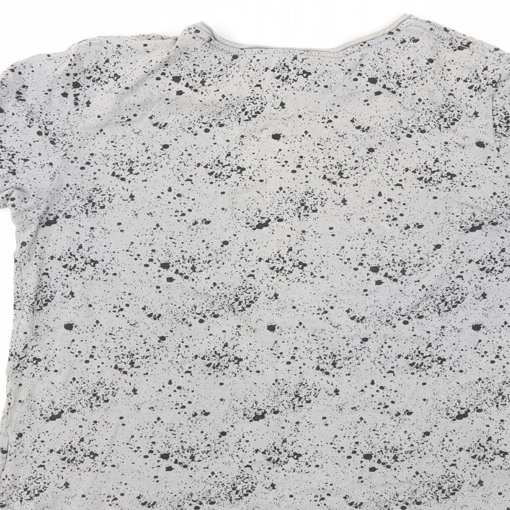 H&M Boys Grey Basic T-Shirt Size 13 Years