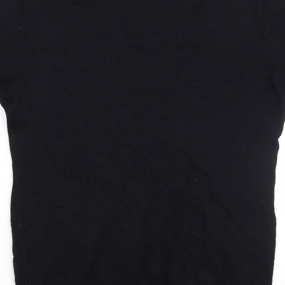 Miso Womens Black Pullover Jumper Size 10