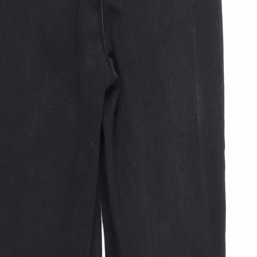 Lipsy Womens Black Denim Skinny Jeans Size 8 L29 in