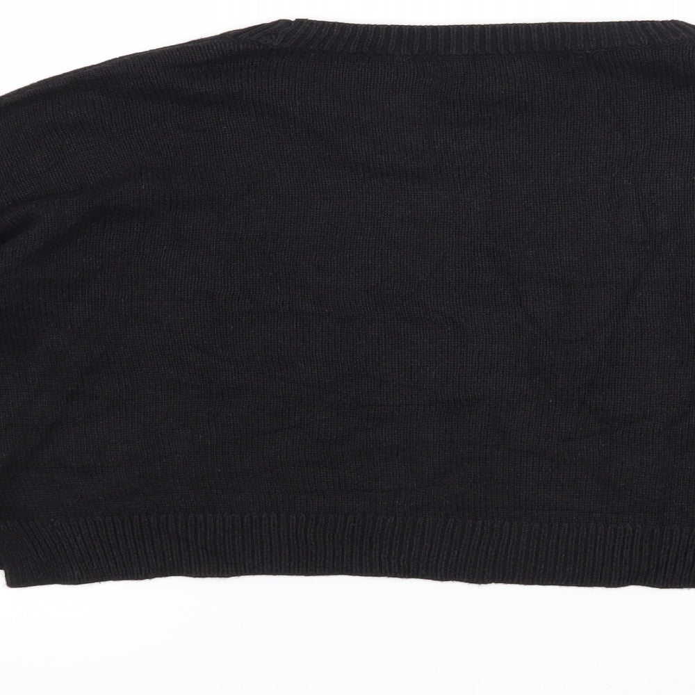FOREVER 21 Womens Black Pullover Jumper Size M