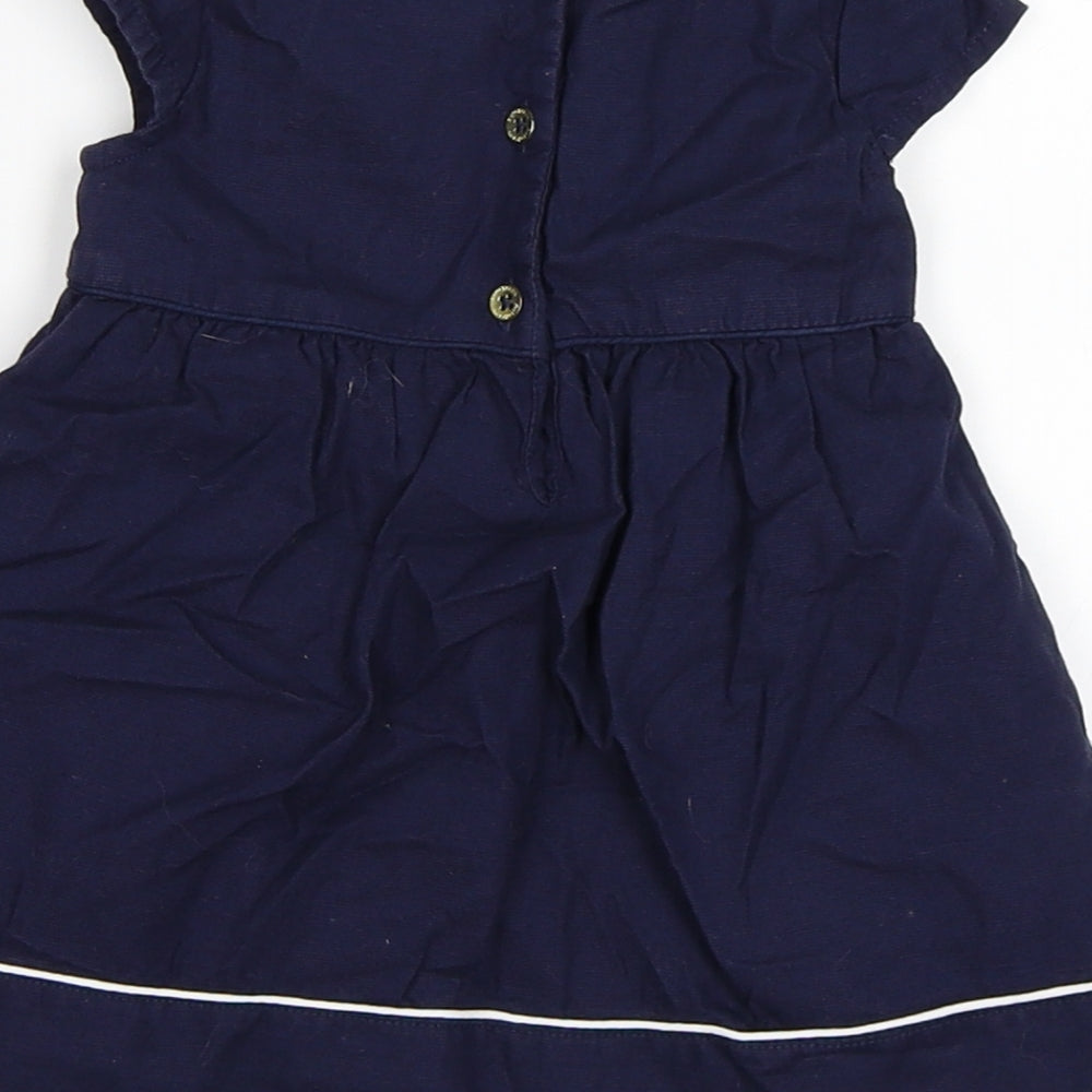 Marks and Spencer Girls Blue Fit & Flare Size 0-3 Months