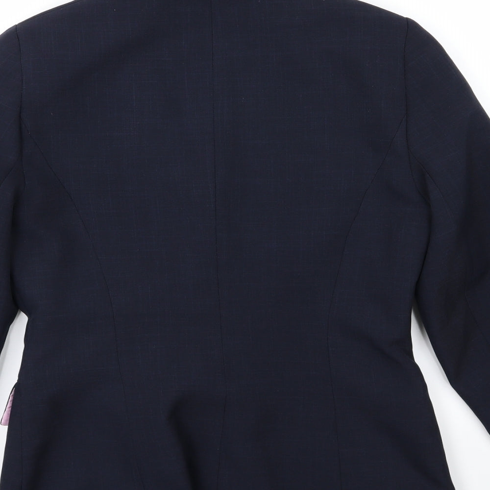 NL Collection Womens Blue Jacket Suit Jacket Size 10
