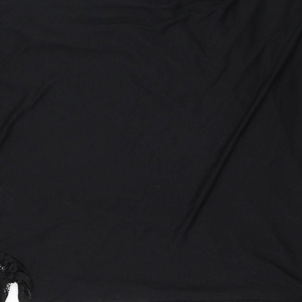 George Womens Black Basic T-Shirt Size 22