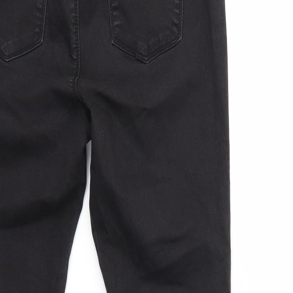 Dunnes Stores Womens Black Denim Skinny Jeans Size 10 L28 in