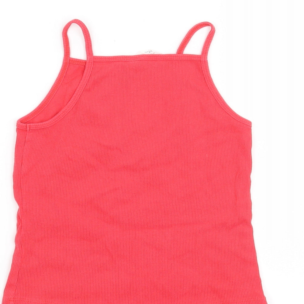 Candy Couture Girls Red Basic T-Shirt Size 9 Years - Los Angeles