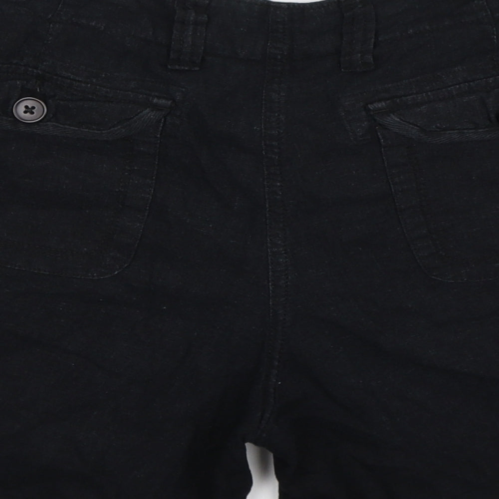 Papaya Womens Black Bermuda Shorts Size 12