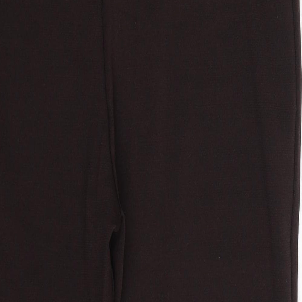 Ice Cube Womens Brown Cropped Leggings Size L L19 in