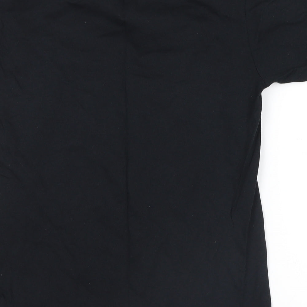 fortnite Boys Black Basic T-Shirt Size L