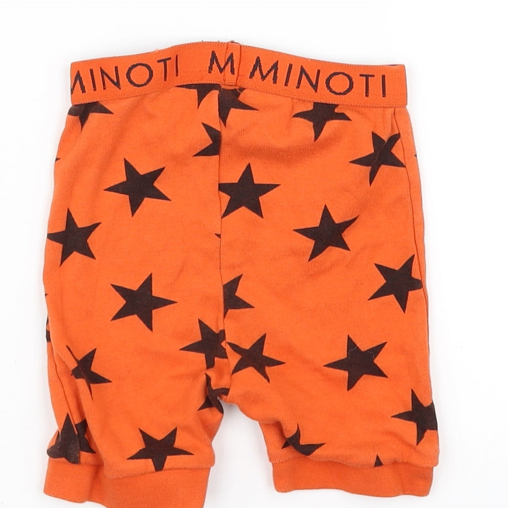 Minoti Boys Orange Sweat Shorts Size 2-3 Years