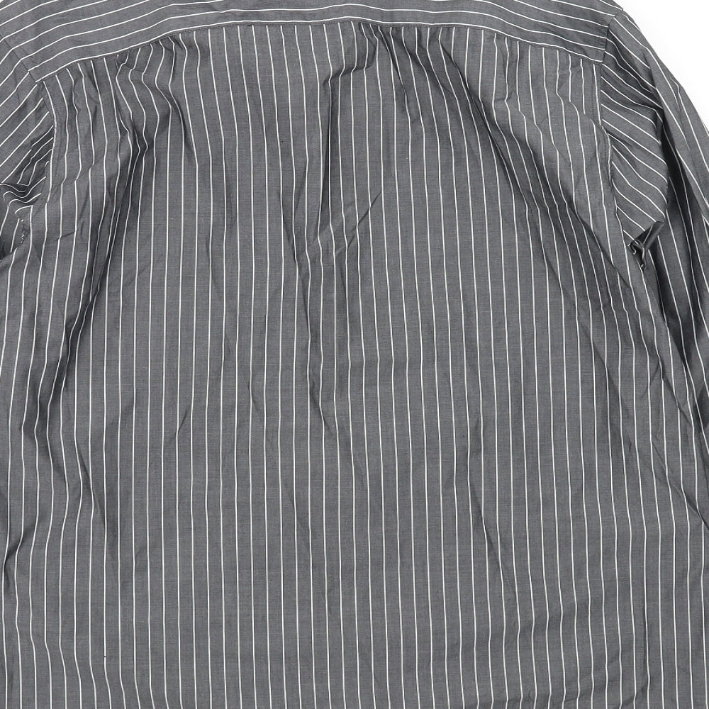 Redhering Mens Black Dress Shirt Size L