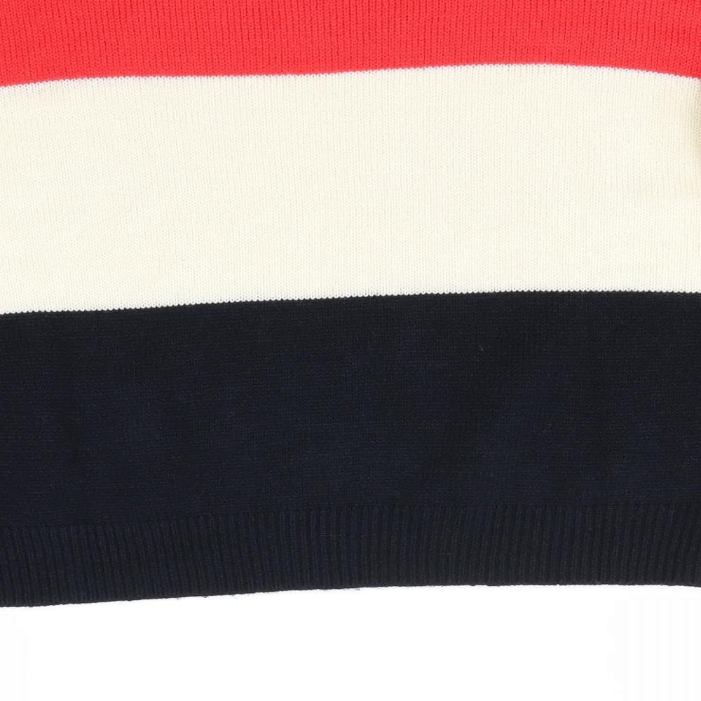 H&M Womens Multicoloured Striped Pullover Jumper Size M