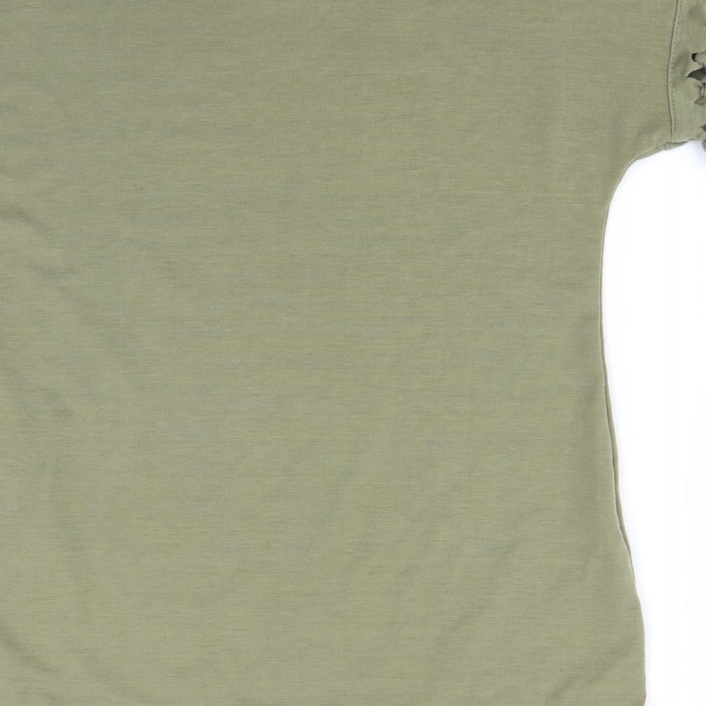 Preworn Womens Green Basic T-Shirt Size M