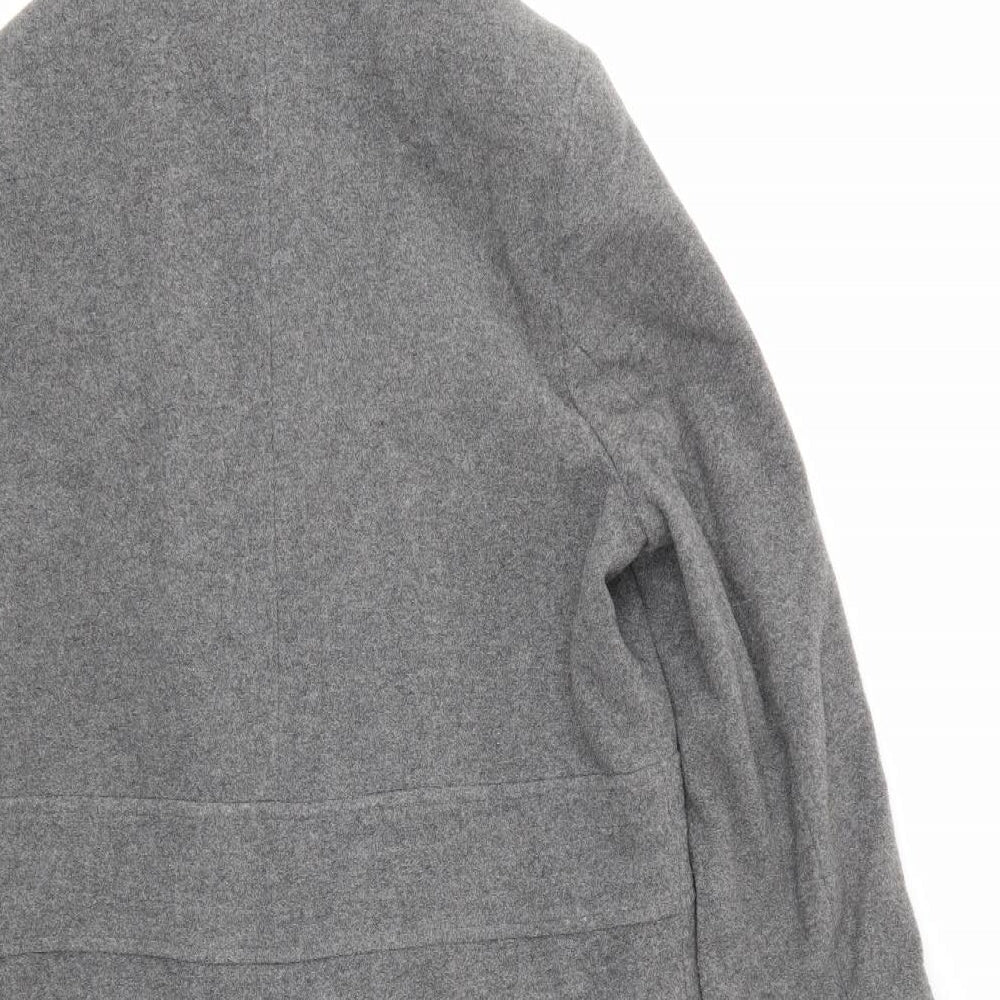 AMARANTO Womens Grey Anorak Coat Size 14