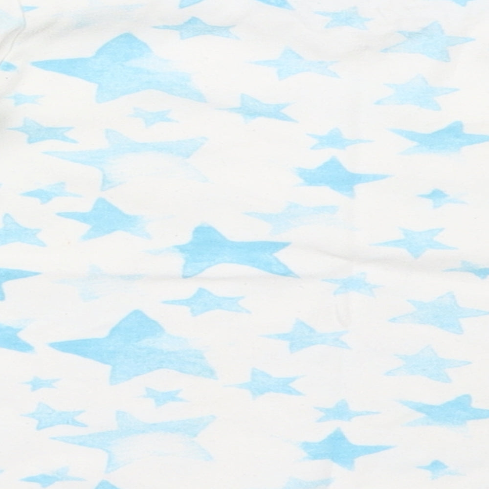 NEXT Girls Blue Geometric Top Pyjama Top Size 2-3 Years - Stars