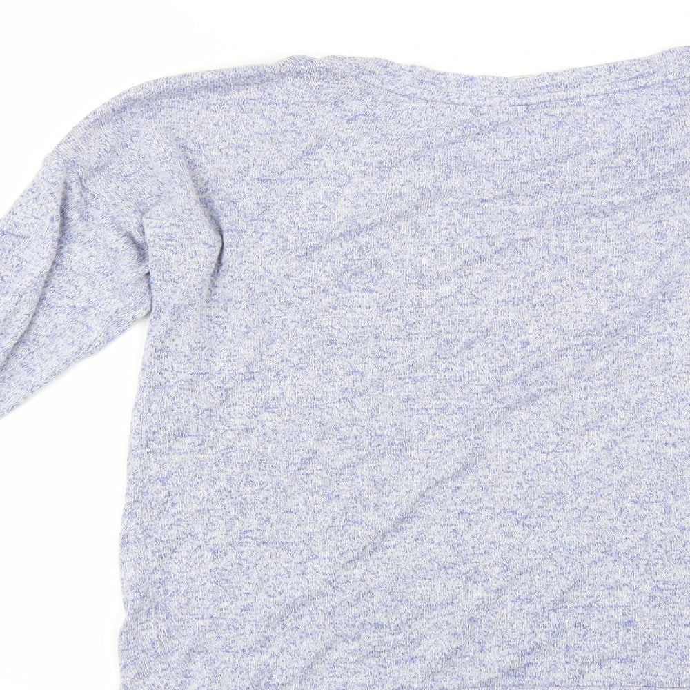 Avenue Womens Blue Pullover Jumper Size 8