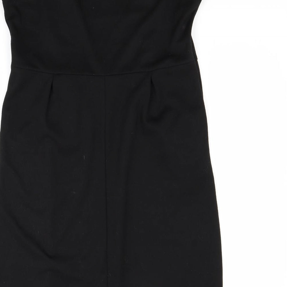Atmosphere Womens Black A-Line Size 14