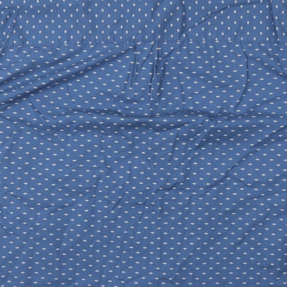 Easy Mens Blue Button-Up Size 2XL