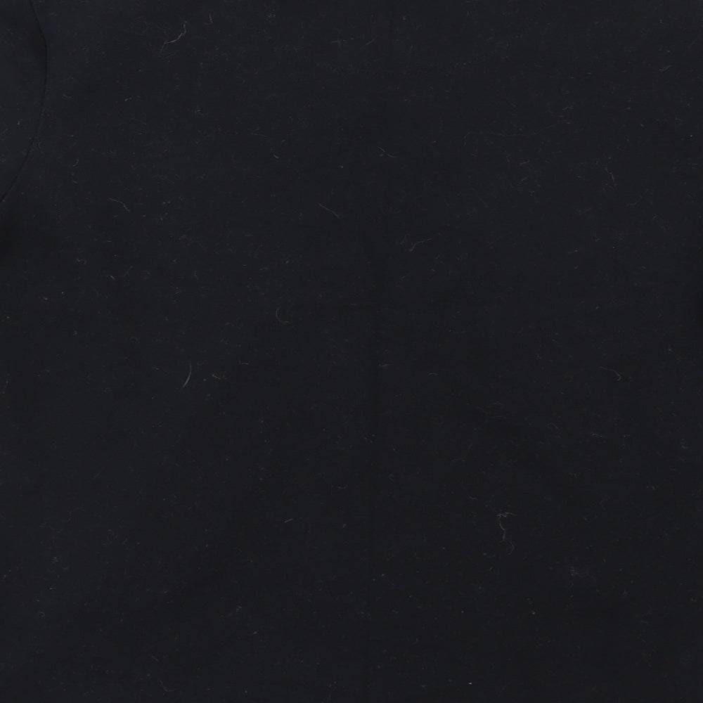 Carbini Boys Black Jersey Basic Polo Size S - Oldham Athletic