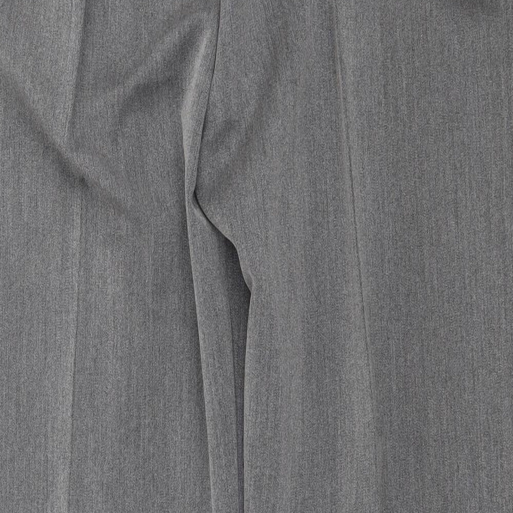 Emma Collection Womens Grey Trousers Size 18 L29 in