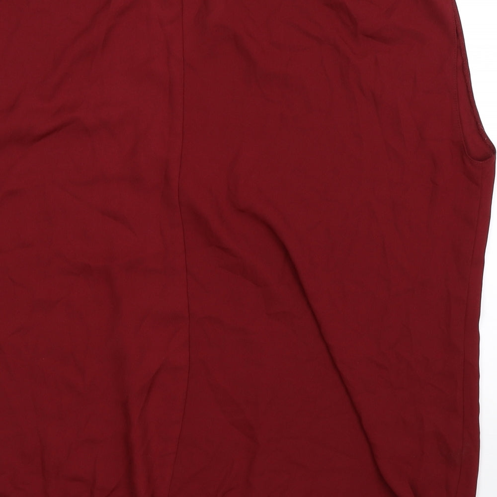 Arcadia Womens Brown Basic Blouse Size 18