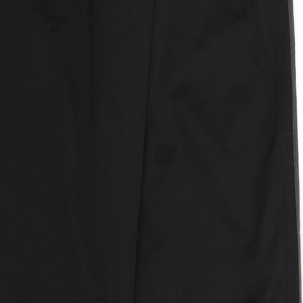 Lonsdale Mens Black Striped Track Pants Trousers Size L L33 in