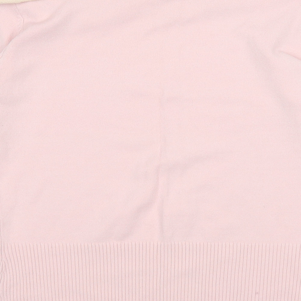 Select Womens Pink Pullover Jumper Size 16