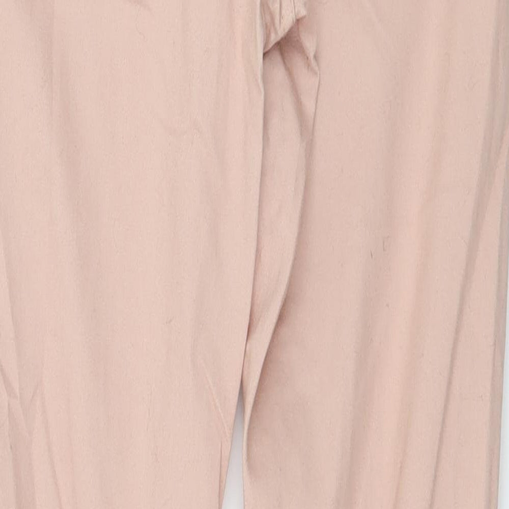 Denim & Co. Womens Pink Denim Skinny Jeans Size 10 L29 in