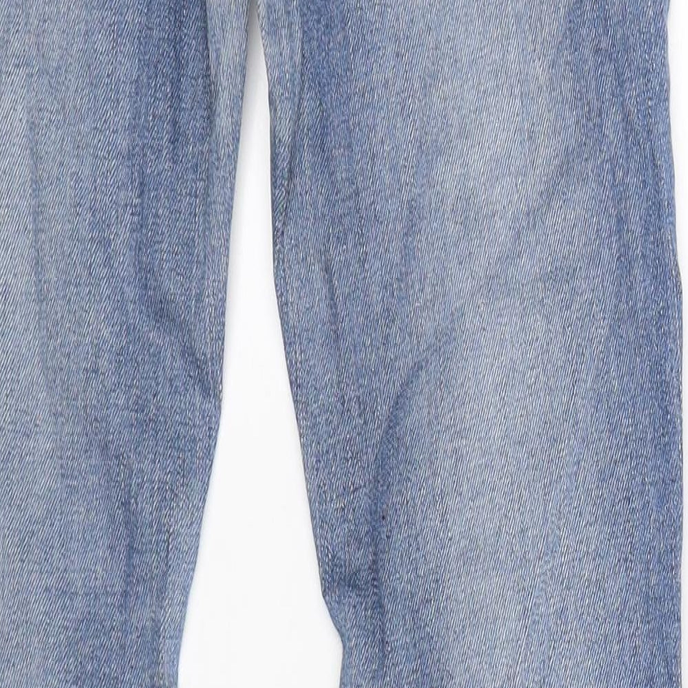 Preworn Womens Blue Denim Skinny Jeans Size 28 in L34 in