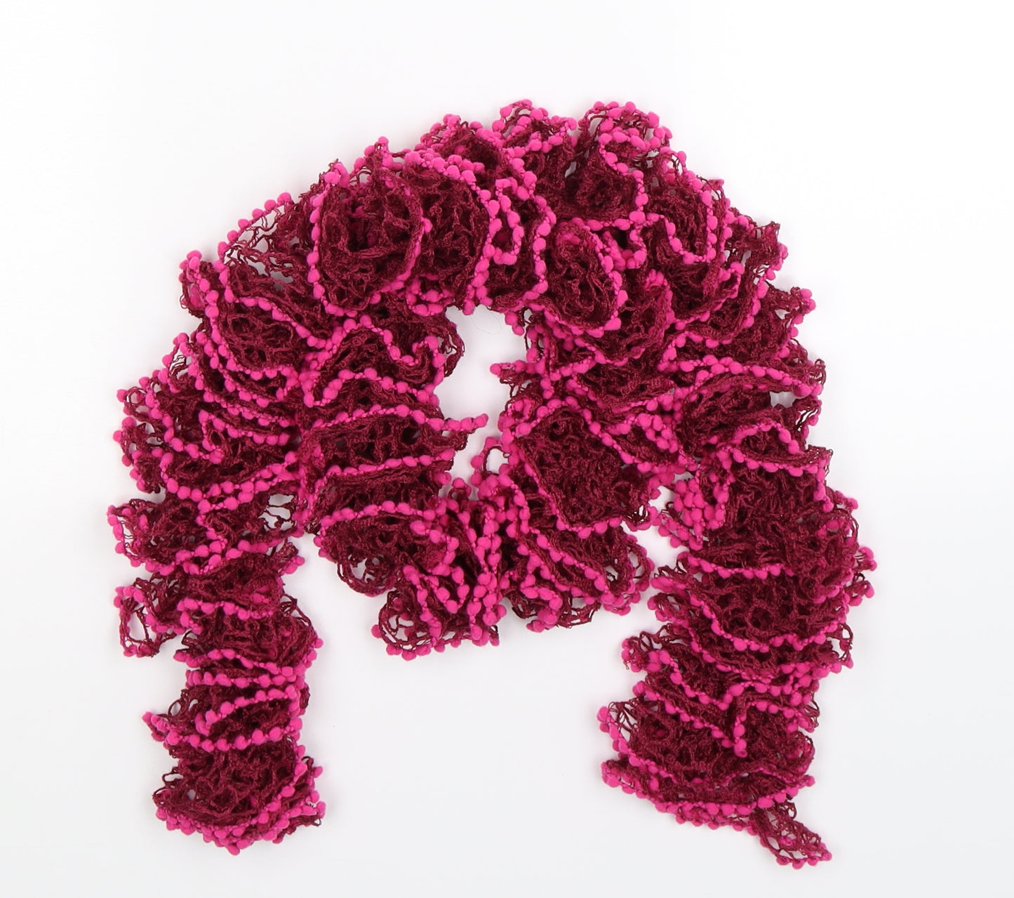 Preworn Girls Pink Knit Scarf Scarves & Wraps One Size