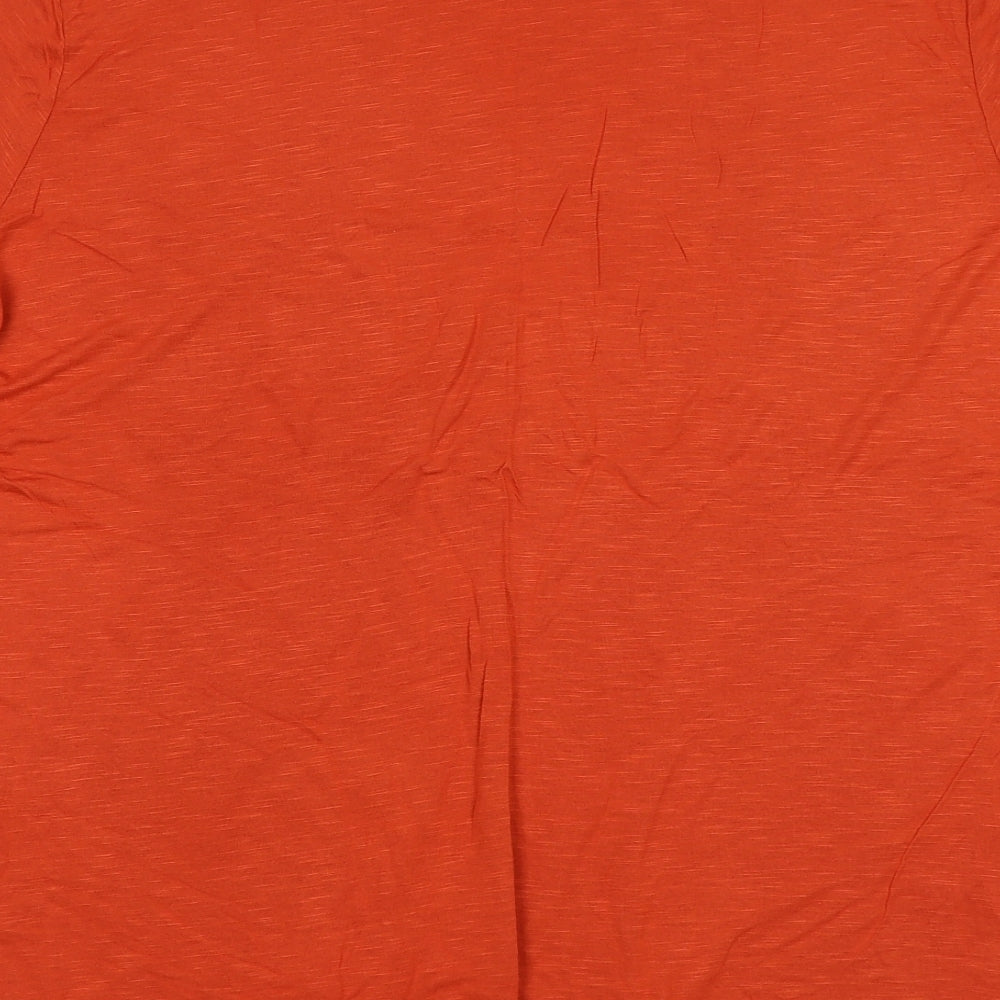 Marks and Spencer Womens Orange Basic T-Shirt Size 20