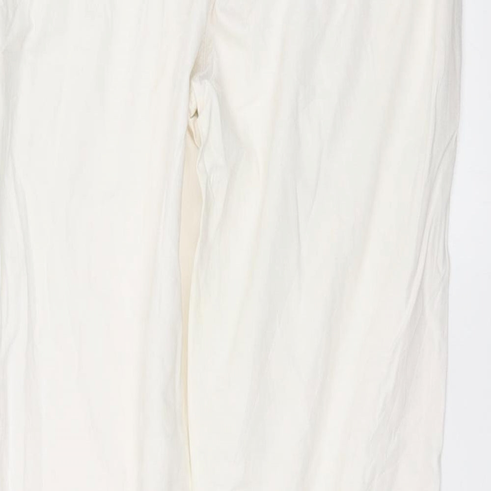 TALLY WEiJL Womens White Straight Jeans Size 10 L30 in