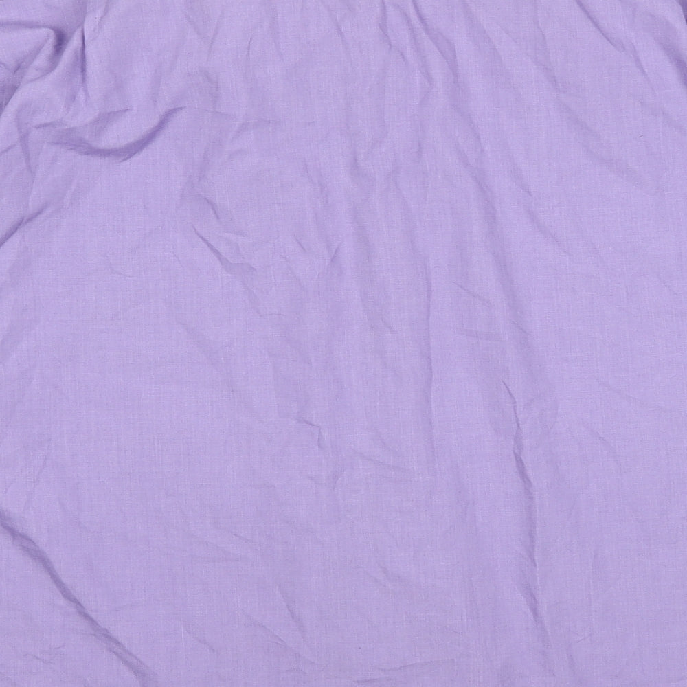 ESSENTAIL COLLECTION Mens Purple Button-Up Size 44