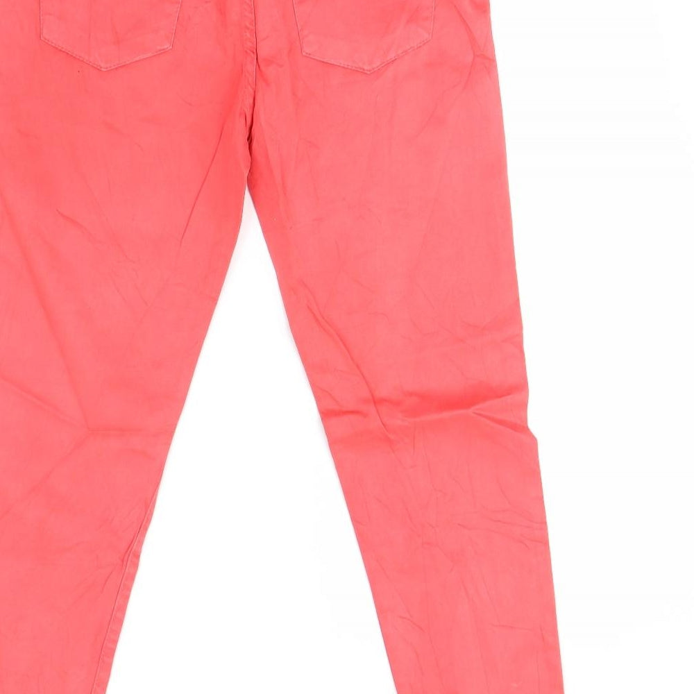 Preworn Womens Pink Skinny Jeans Size 8 L27 in