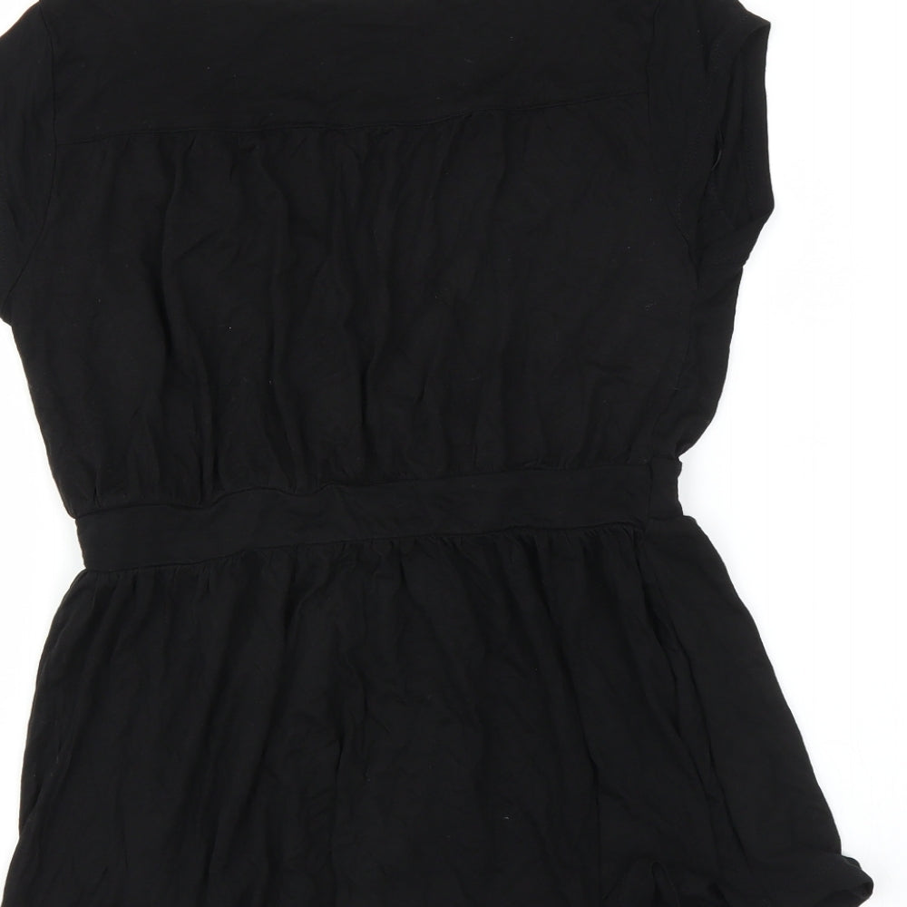 H&M Womens Black Basic Blouse Size S