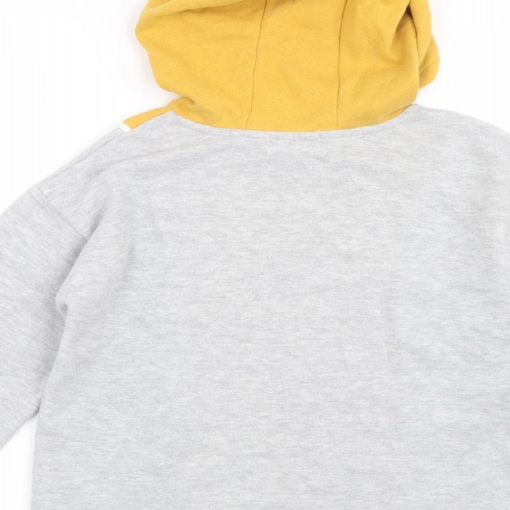 Primark Girls Grey Pullover Hoodie Size 12-13 Years - NYC Brooklyn 1998