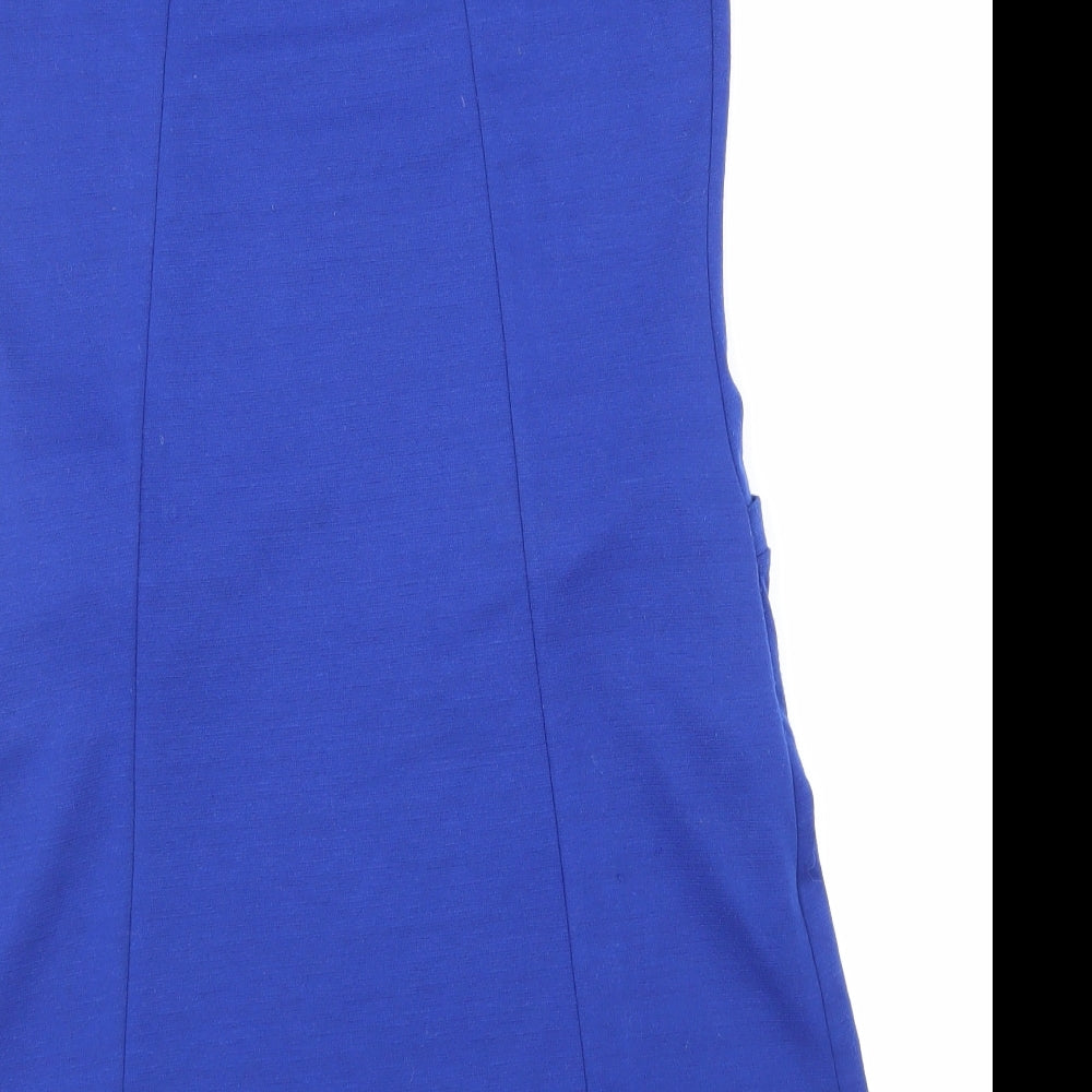 just ginger Womens Blue Skater Dress Size M
