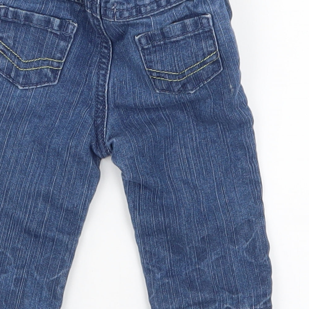 Earlydays Boys Blue Denim Cargo Jeans Size 0-3 Months
