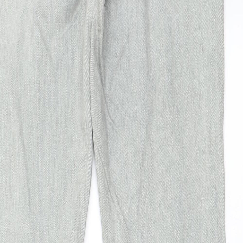 Preworn Womens Ivory Straight Jeans Size 30 in L28 in