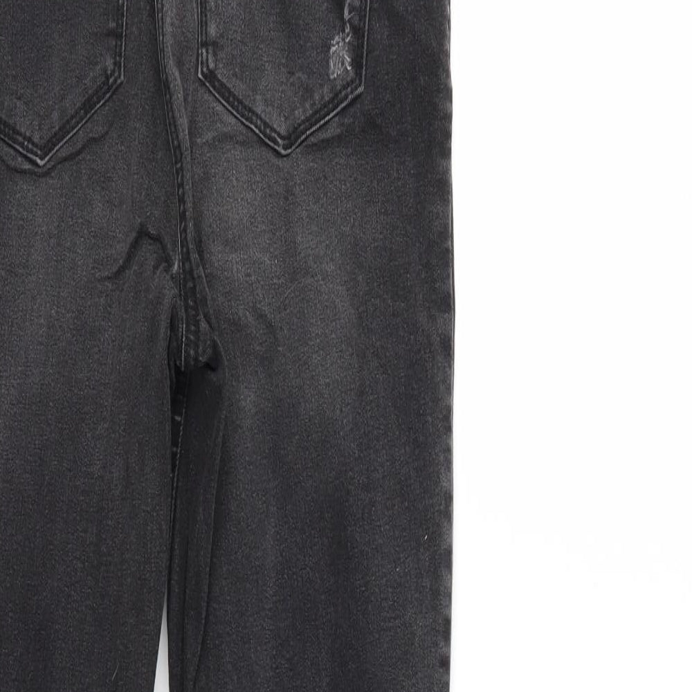 Matalan Womens Black Denim Skinny Jeans Size 10 L29 in