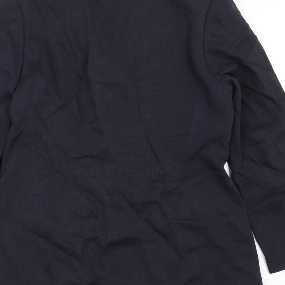 Preworn Mens Blue Jacket Suit Jacket Size 34