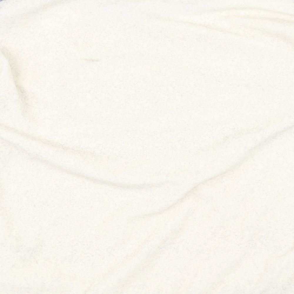 Nutmeg Womens White Pullover Jumper Size 12