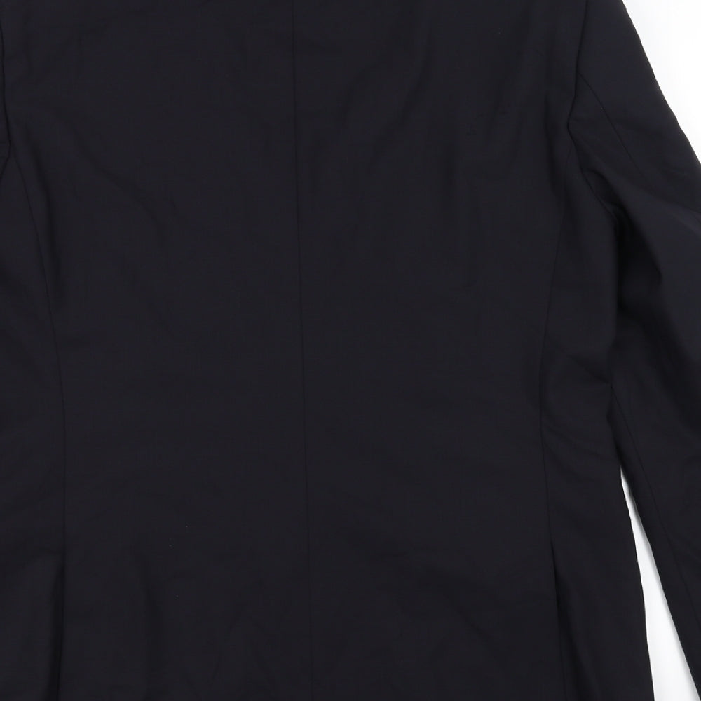 Zara Mens Blue Jacket Suit Jacket Size 40